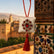 Rubí de Granada colgante textil decorativo inspirado en Granada.